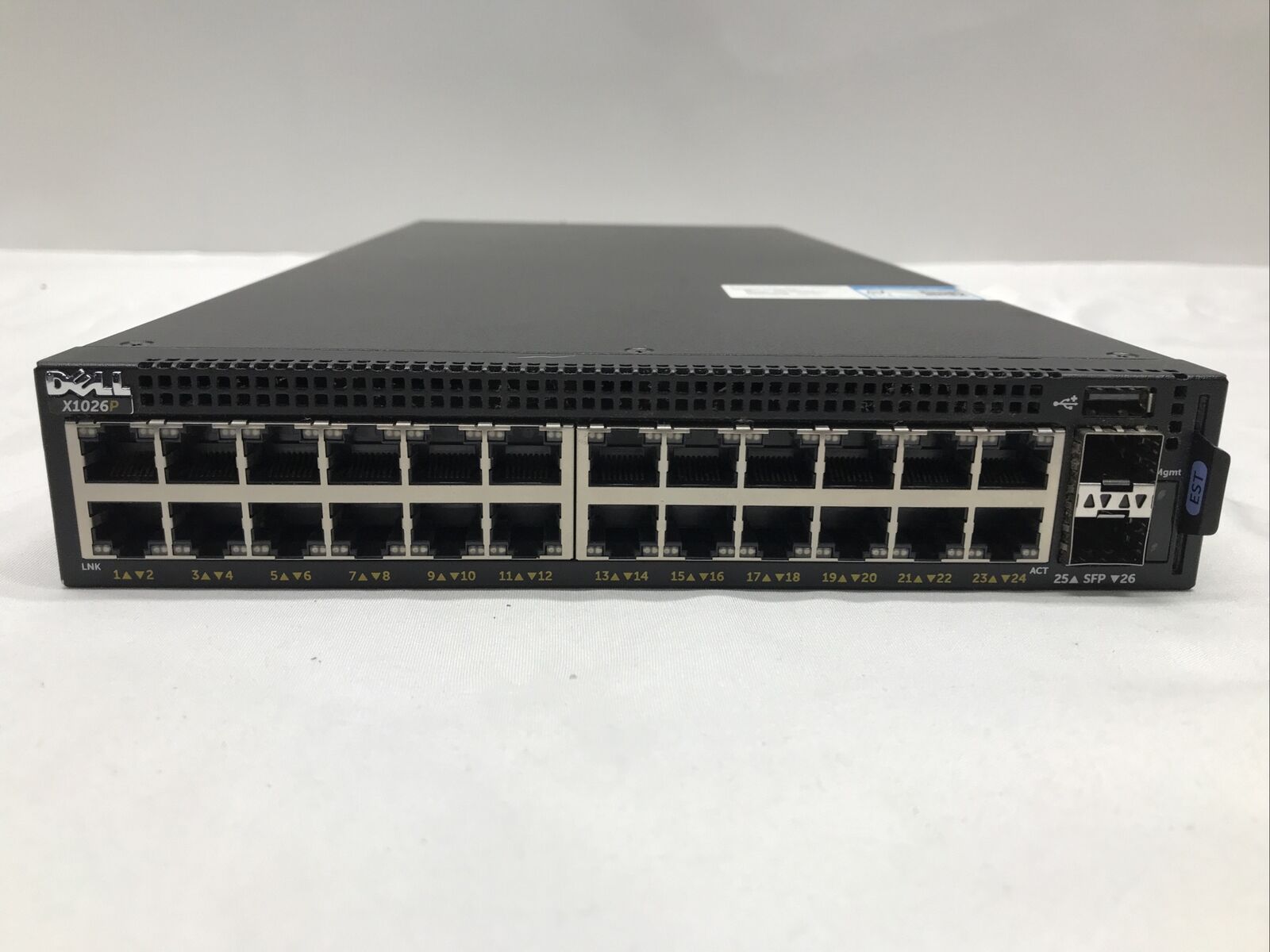 Dell X1026P Networking Managed Rack Switch 24-Ports - EB742
