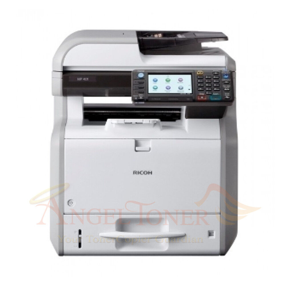 Ricoh Aficio MP 401 Mono MFP Laser Printer Scanner Copier 42 PPM, A4