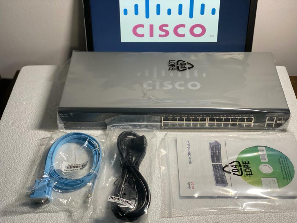 Cisco SF220-24 SF220-24-K9-NA 24-Port 10/100 Smart Plus Switch - 24 Ports