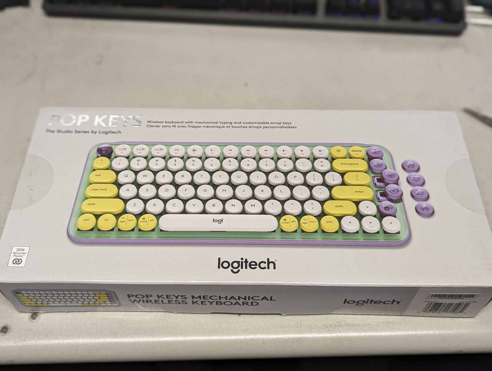 Logitech POP Keys Wireless Mechanical Keyboard for Windows & Mac - Daydream Mint