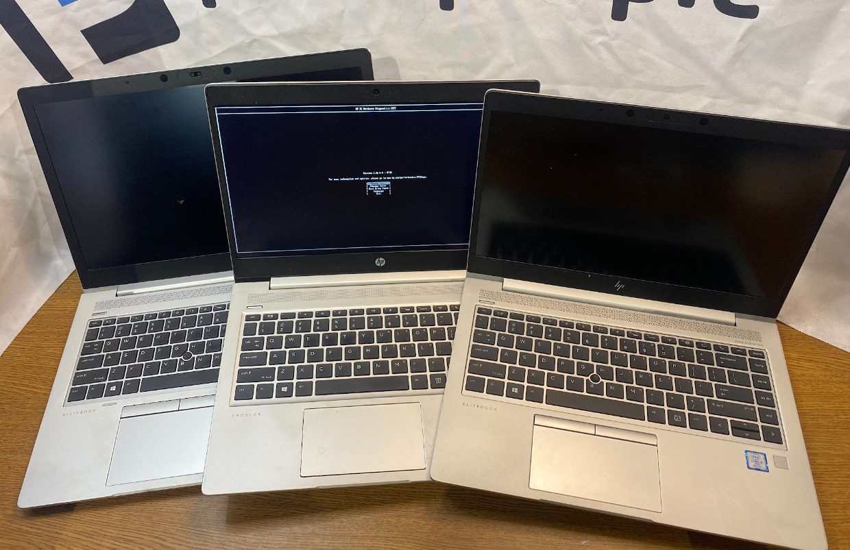 LOT OF HP Probook & Elitebook Laptops [NO SSD, NO CHARGER, BOOTS TO BIOS]