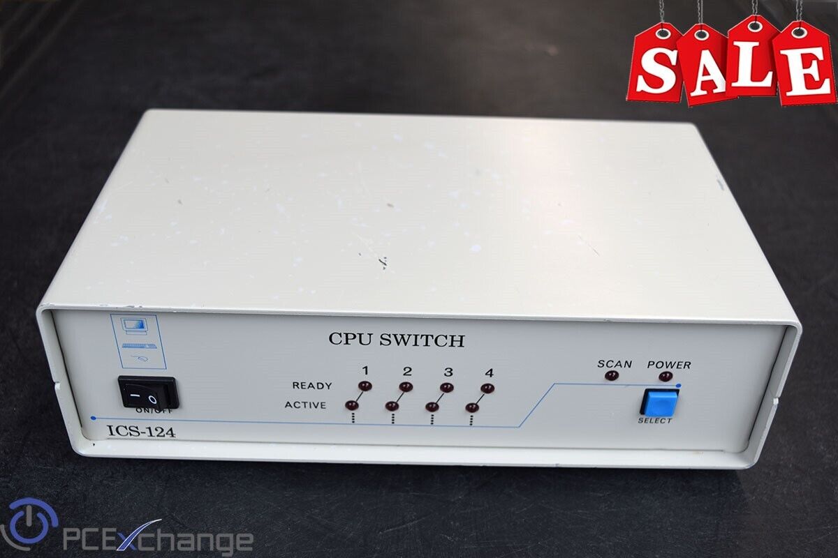 ICS-124 4-Port CPU Switch