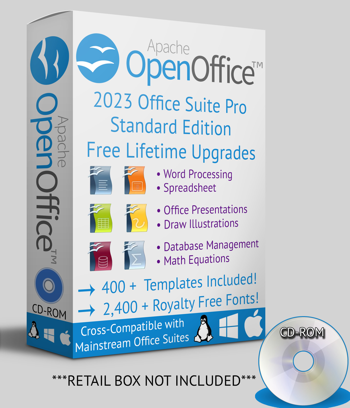 Open Office Standard Edition Suite 2023 4.1.15 Windows + Extras OpenOffice