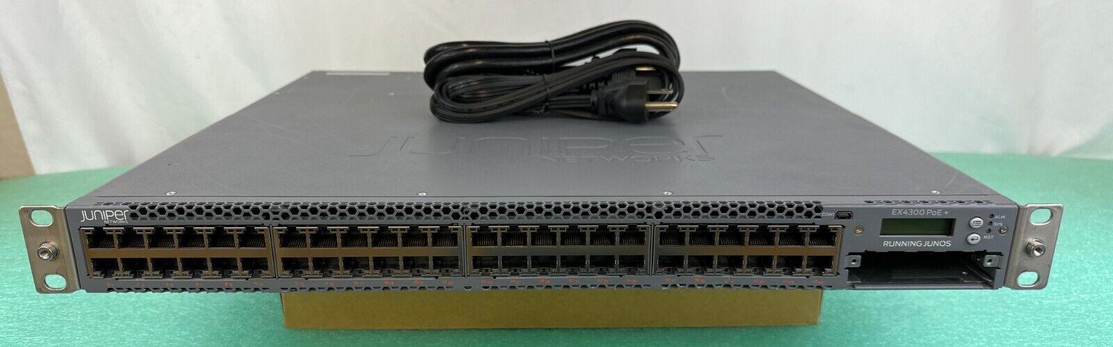 Juniper Networks EX4300-48P POE+ 48 Port Gigabit Switch Dual Power Supplies