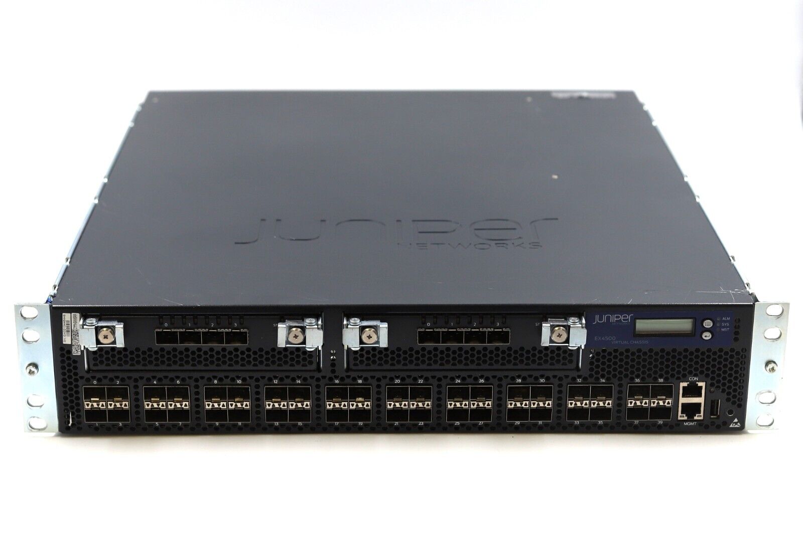 Juniper EX4500 40-Port 10GB SFP+ Managed Switch W/Ears P/N: EX4500-40F-VC1-FB