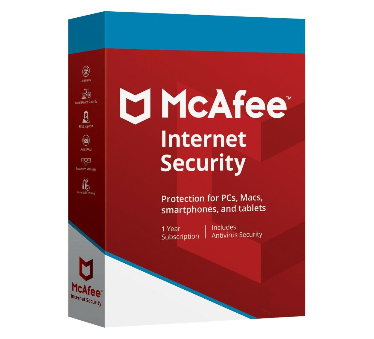McAfee Internet Security 2021 1 Year 10 Devices