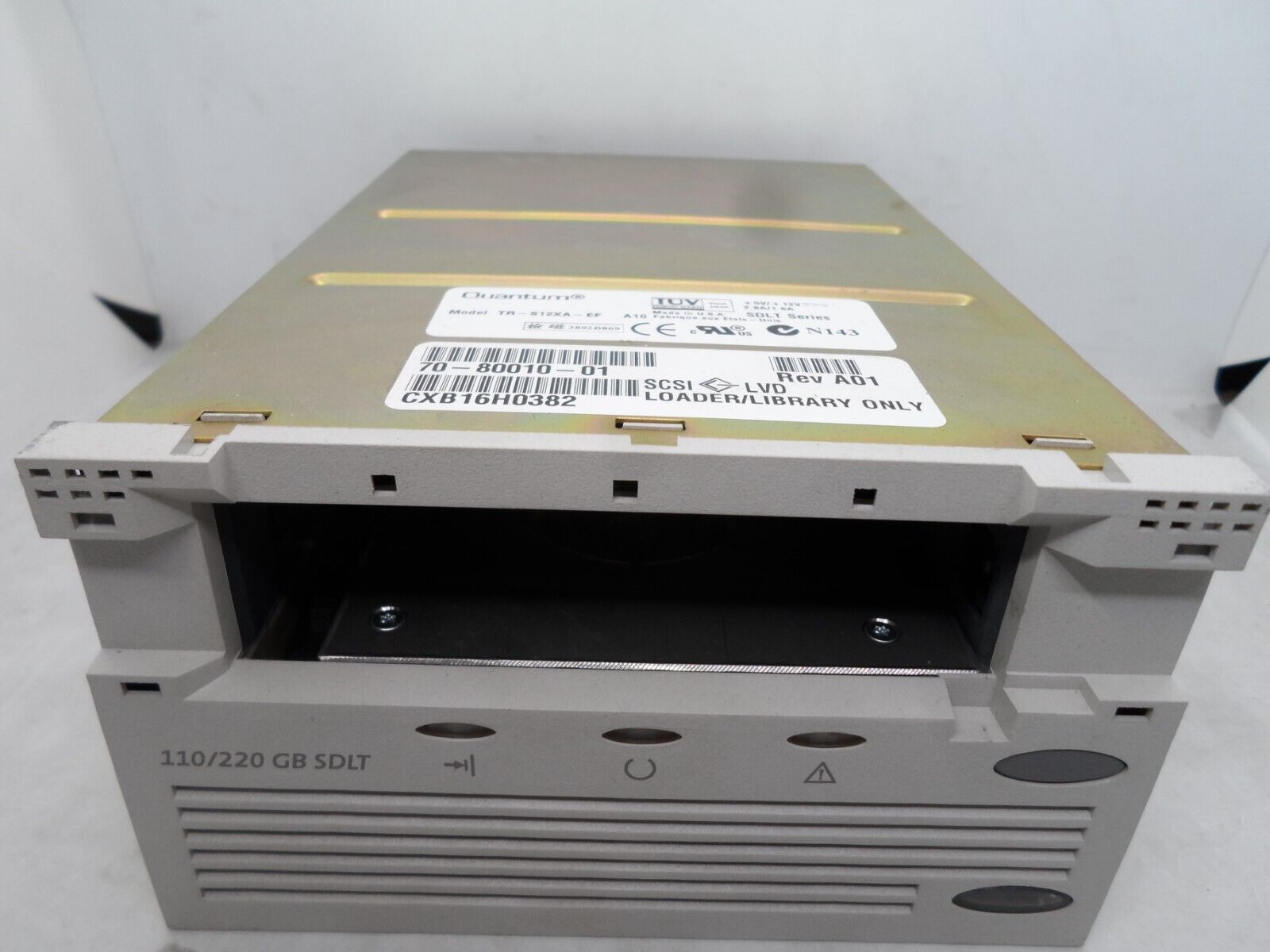 Overland NEO 110/220GB SDLT SCSI LVD Loader Bare drive 70-80010-01 TR-S12XA-EF