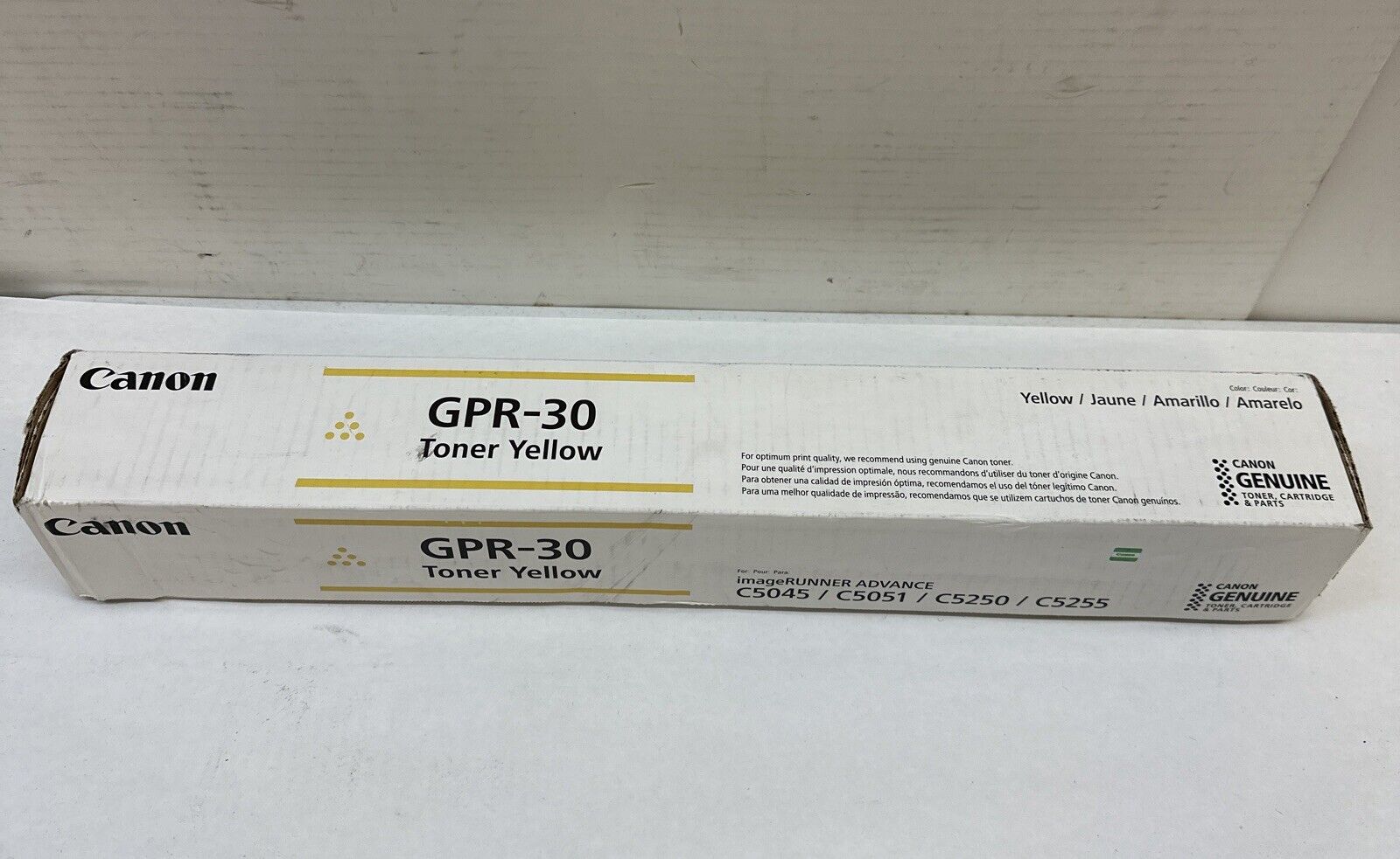 Canon GPR-30 Yellow Original Toner Cartridge  Brand New Sealed Genuine