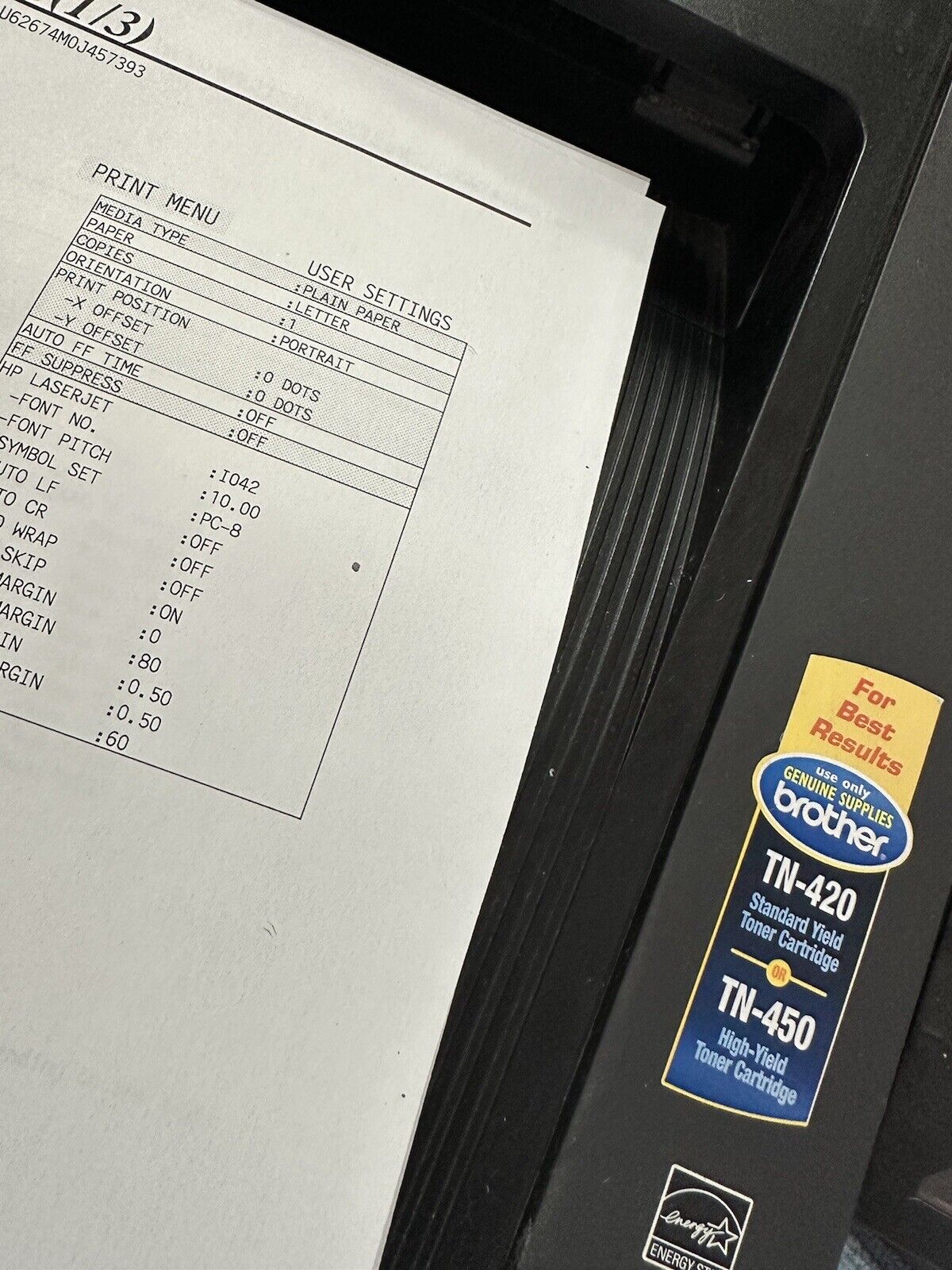 READ INFO Brother HL-2270DW Monochrome Laser Printer Duplex Wif