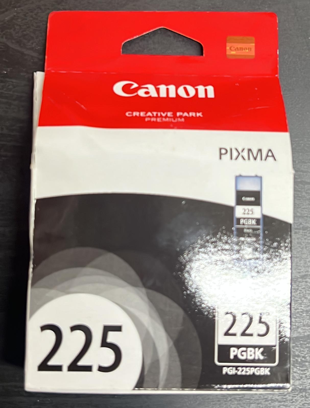 3PCK Genuine Canon Pixma 225 PGBK PGI-225PGBK Black Ink Cartridge (L1)