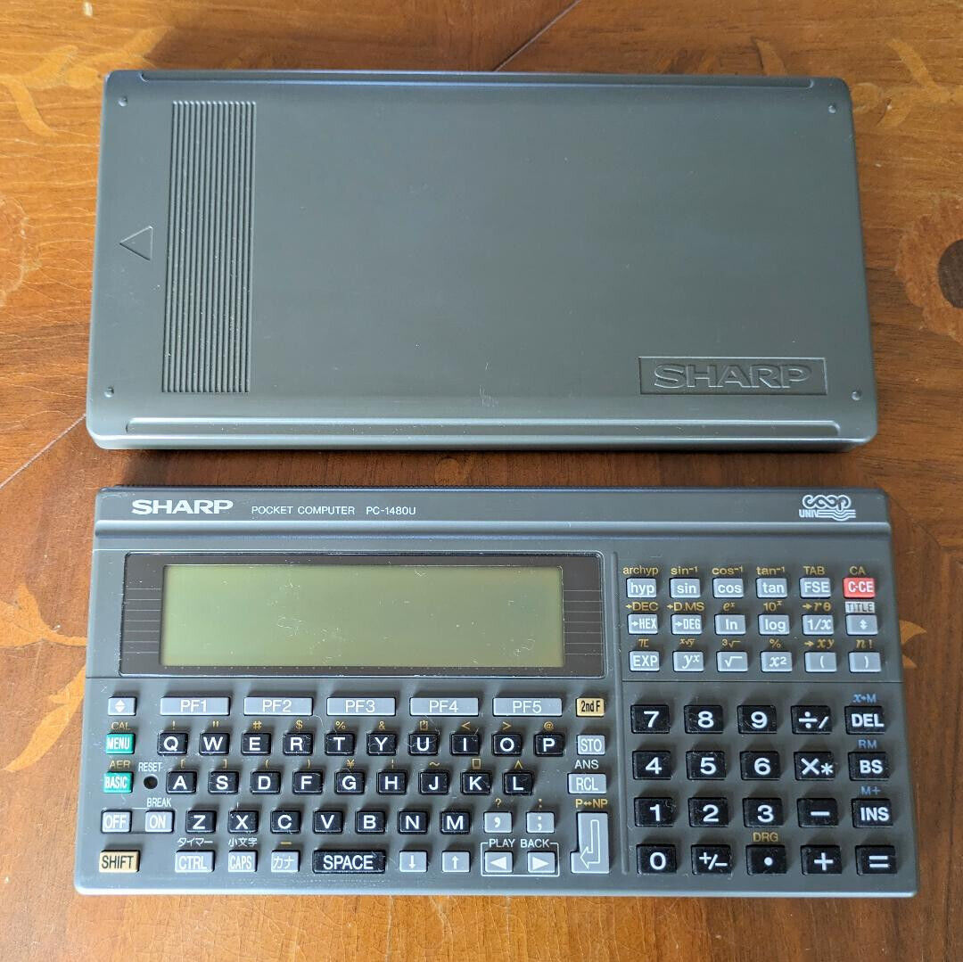 Vintage SHARP Pocket Computer PC-1480U