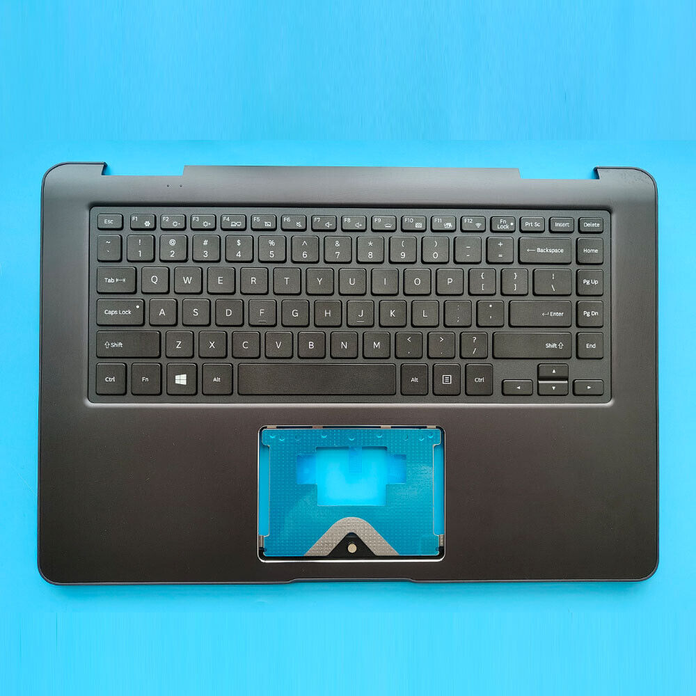 New For Samsung NP750QUB 750QUB 750QUA English Case Backlit Keyboard Palmrest US