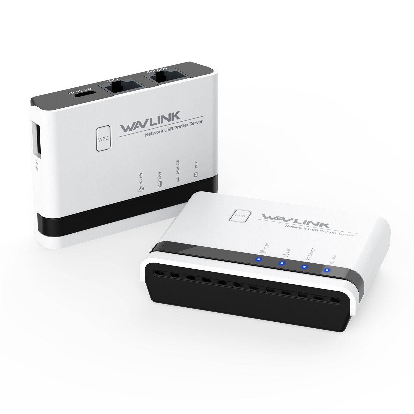WAVLINK USB Wireless Print Server Support Wired/Wireless/Standalone Modes USB2.0