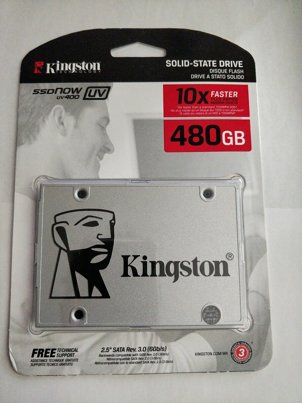 Kingston Digital 480GB SSDNow UV400 SATA 3 2.5\