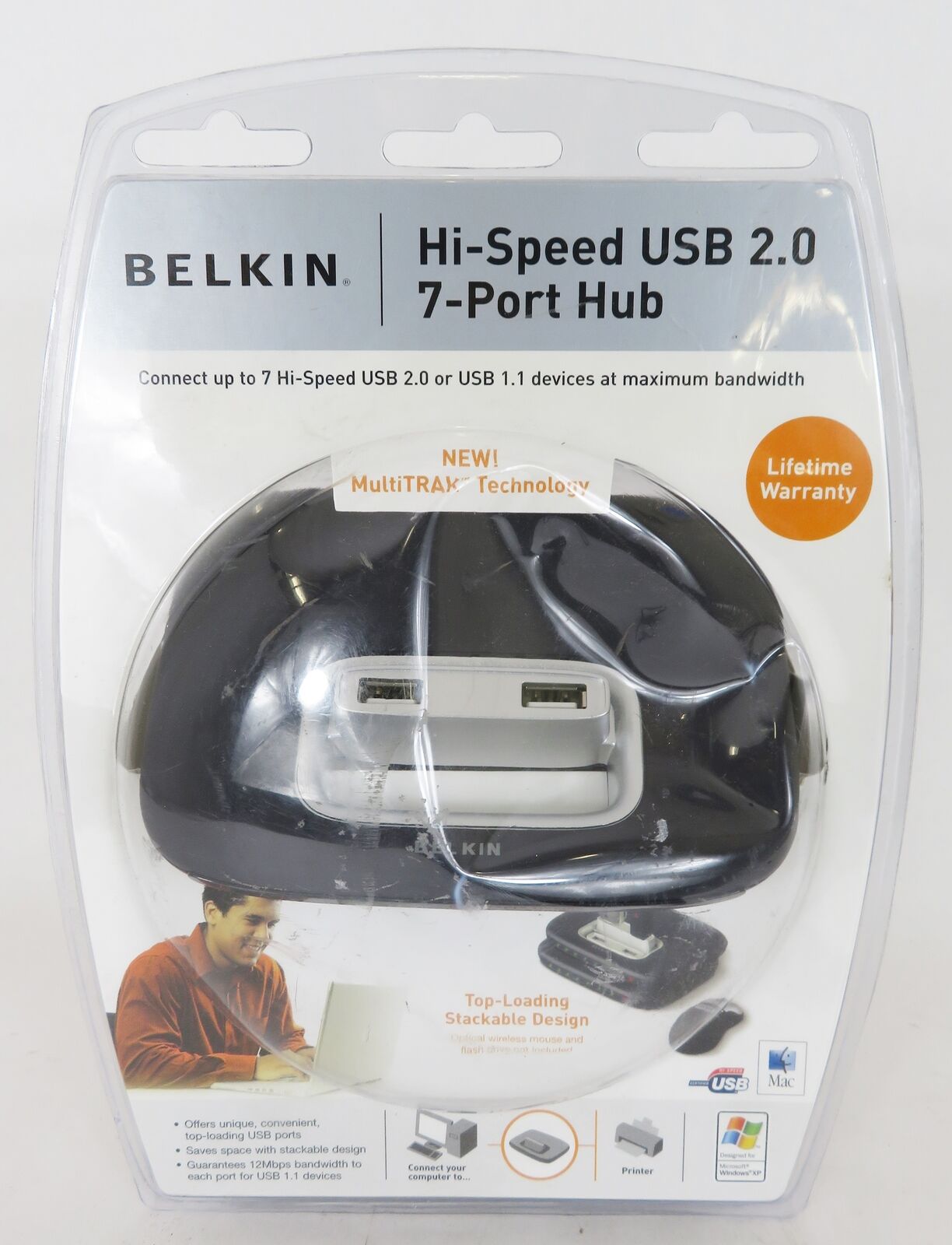 NEW Belkin Hi-Speed USB 2.0 7-Port Hub F5U237V