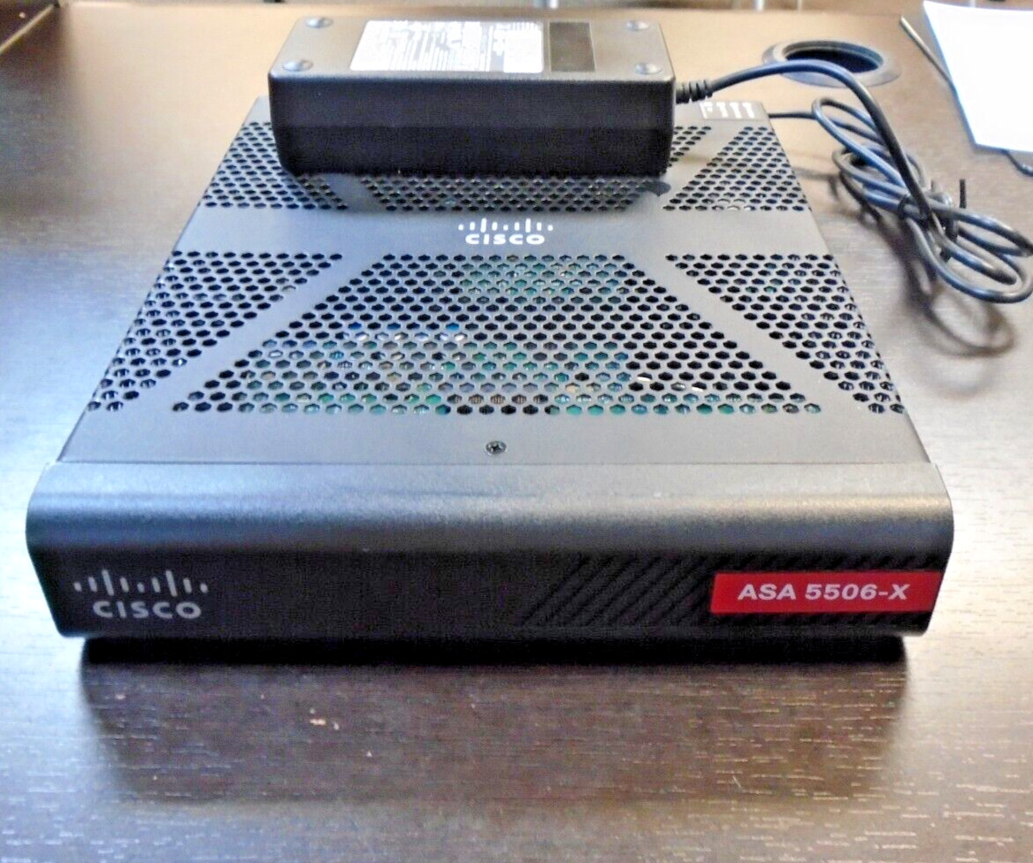Cisco ASA 5506-X V02 Network Security Firewall Appliance W/ Power Adapter