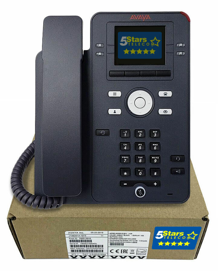 Avaya J139 IP Phone (700513916) - Brand New, 1 Year Warranty