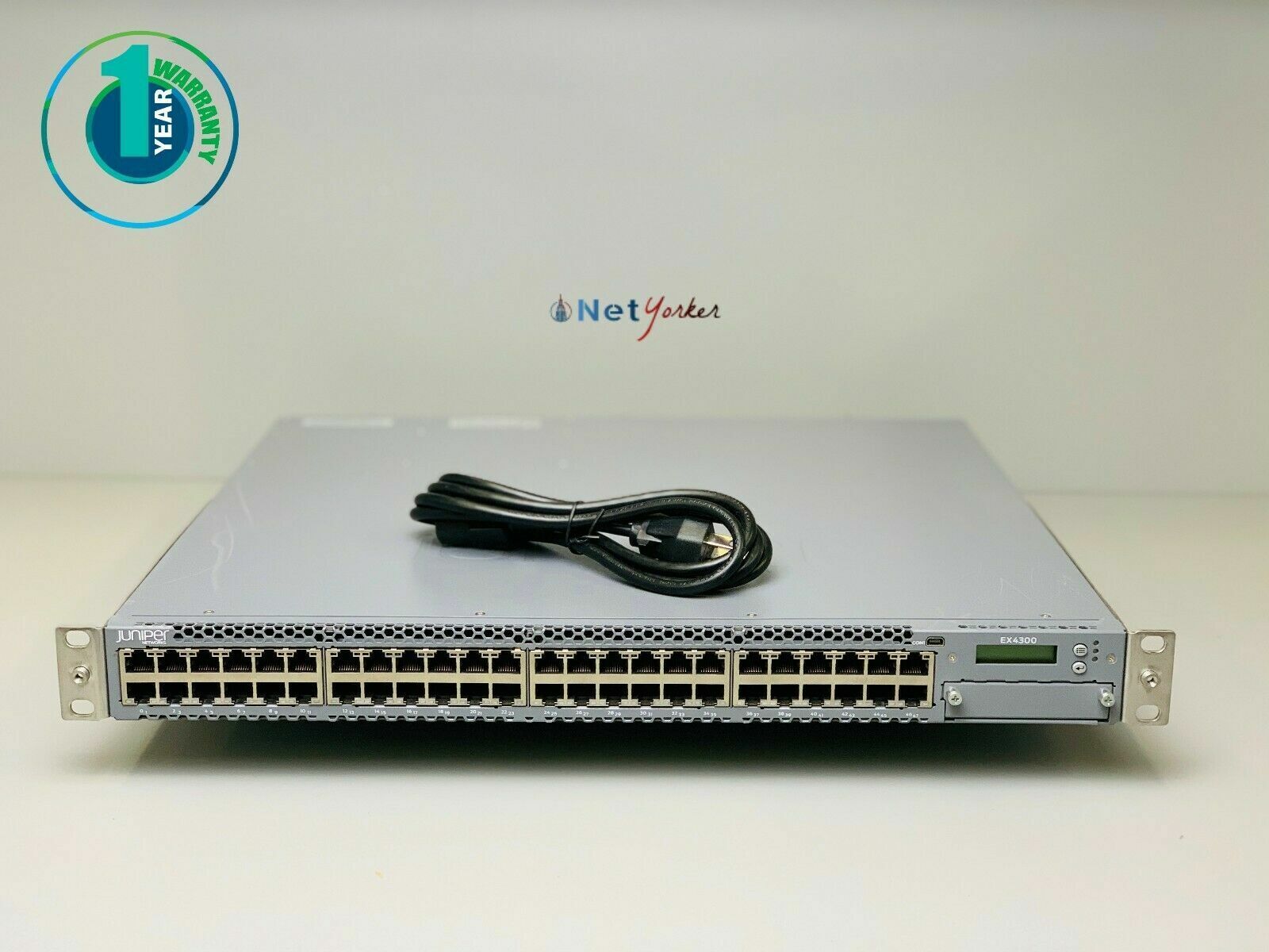 Juniper EX4300-48T 48 Port 10/100/1000BASE-T Switch - COMES WITH DUAL POWER 