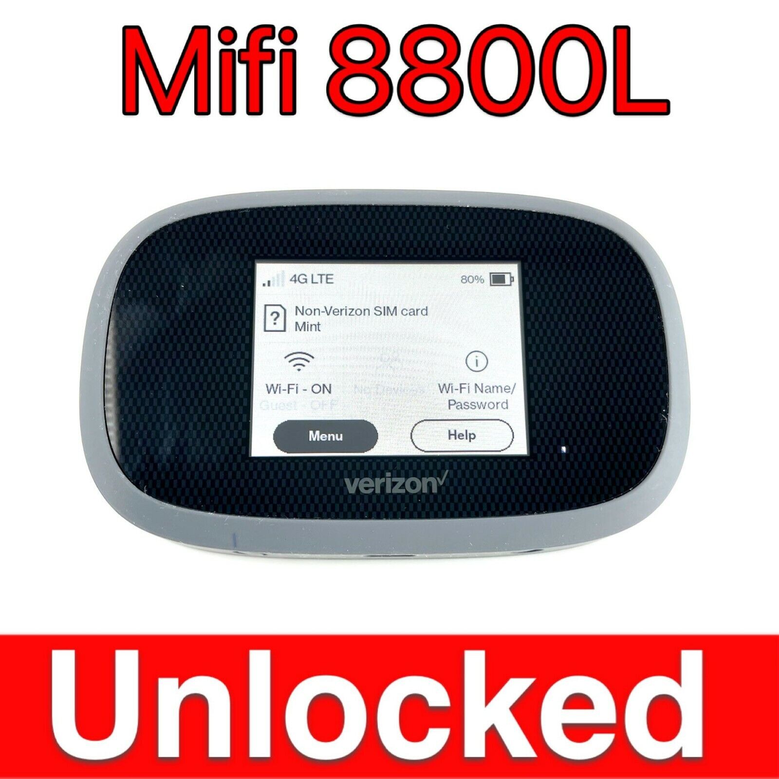 Unlocked MiFi 8800L Verizon Inseego Jetpack 4G LTE Wireless Wifi Hotspot Modem