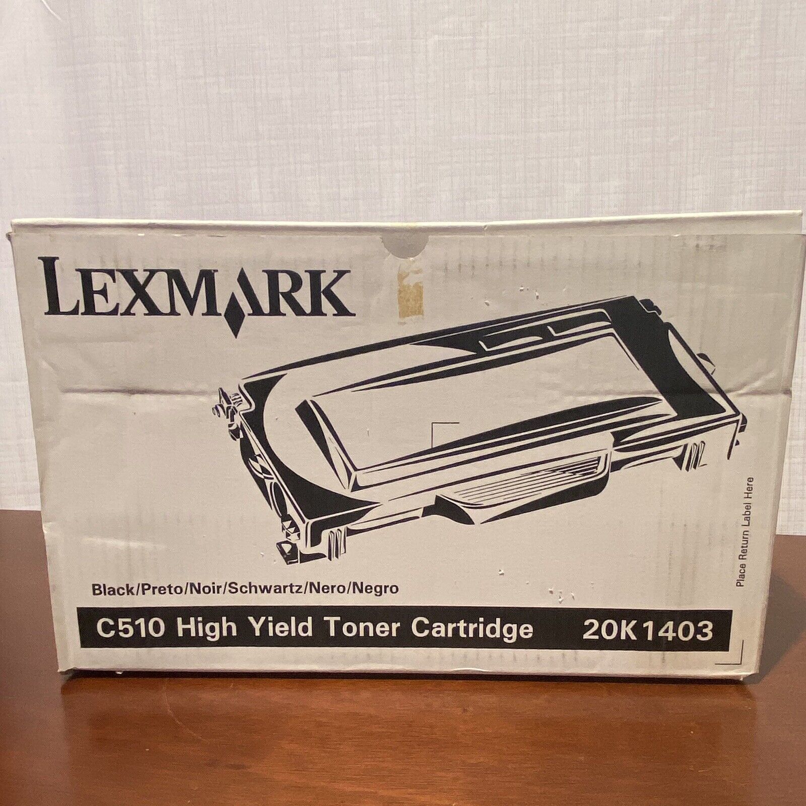 Genuine Lexmark 20K1403 Black Ink Toner Cartridge For C510 - New in Box