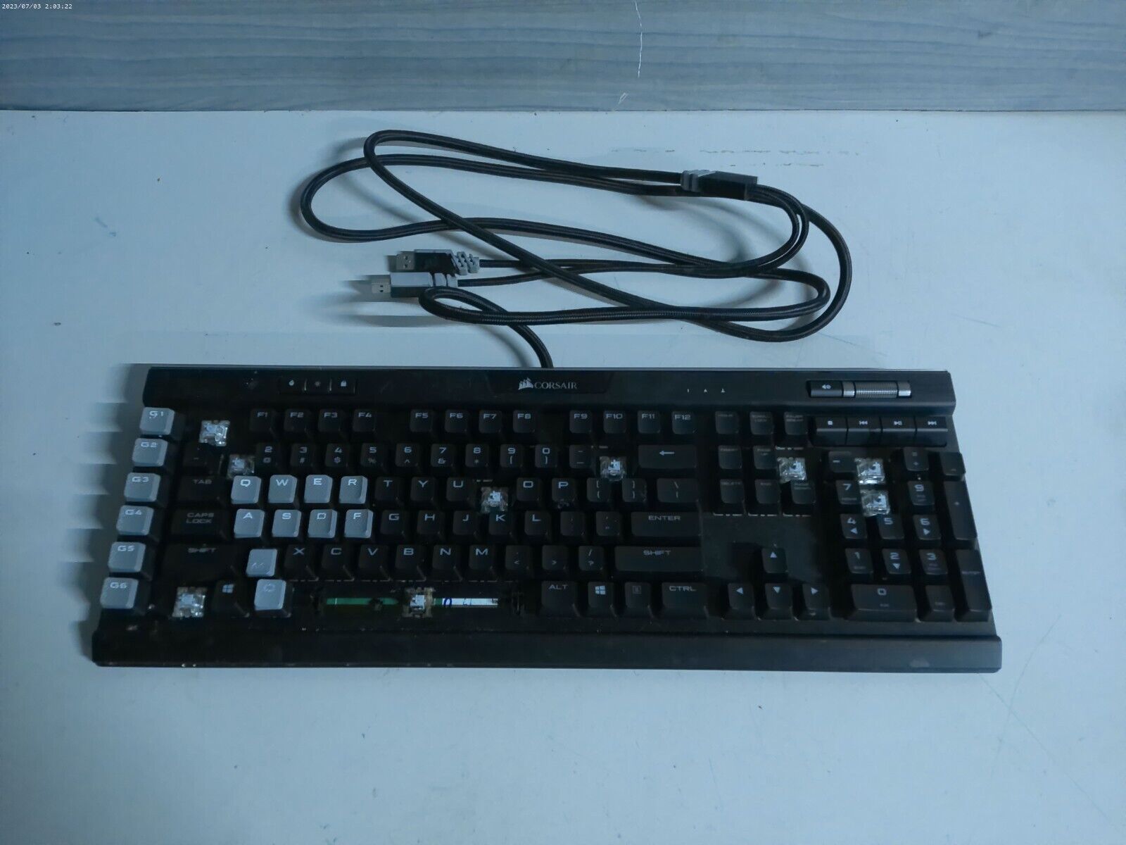 Corsair CH-9127414-NA K95 RGB Platinum XT Wired Mechanical Gaming Keyboard