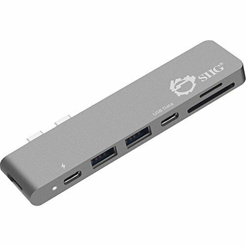 SIIG Dual USB-C Hub 4K HDMI For MacBook Pro 13\