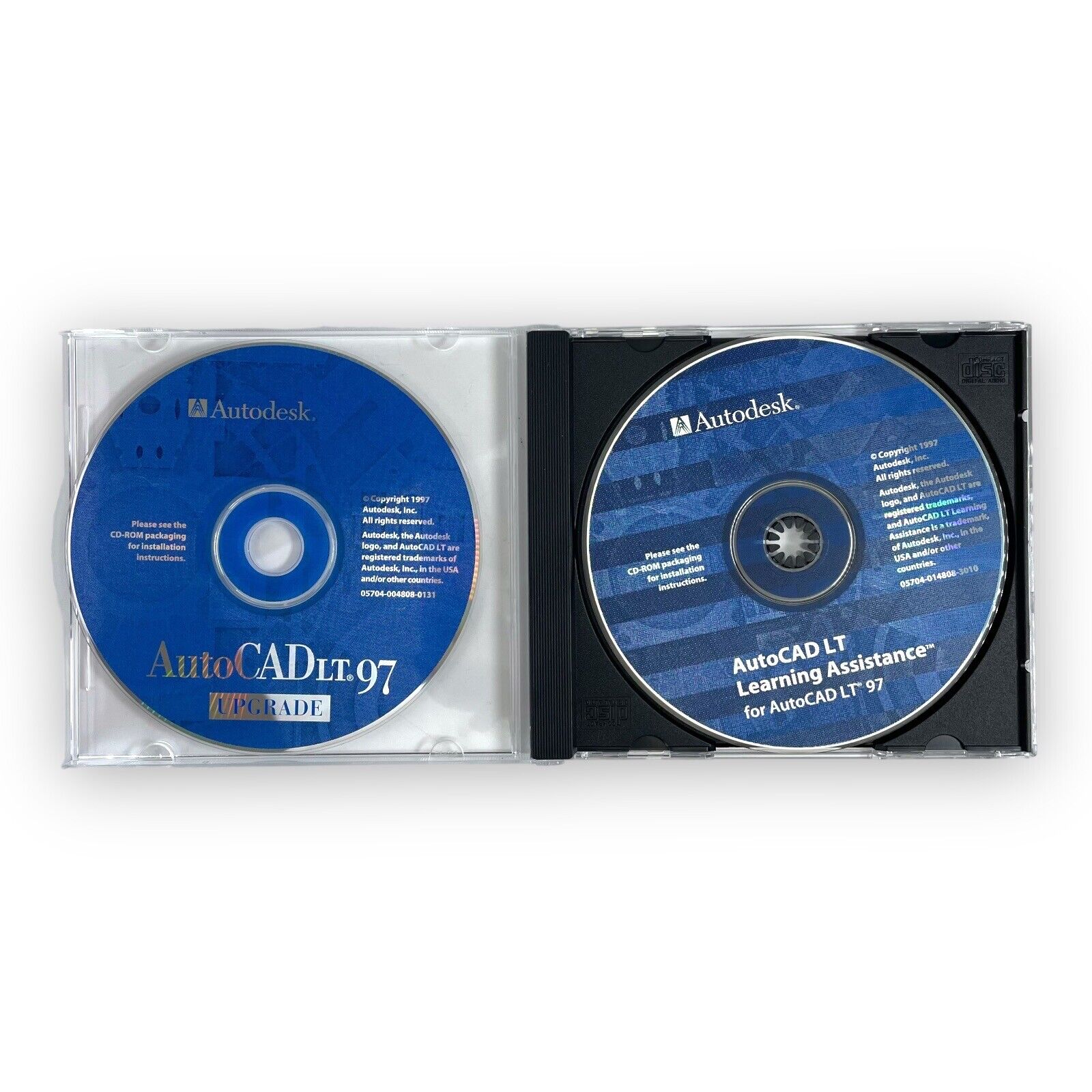 Autodesk AutoCAD LT 97 UPGRADE ONLY CD-ROM + Serial Key and Learning Assistance