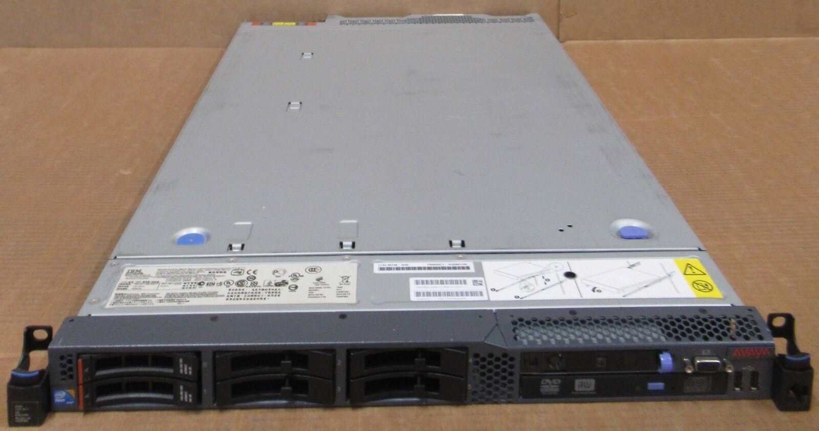 IBM Avaya 7946-AC1 6-Bay Quad-Core Xeon E5520 2.26GHz 292GB 4GB 1U Server 