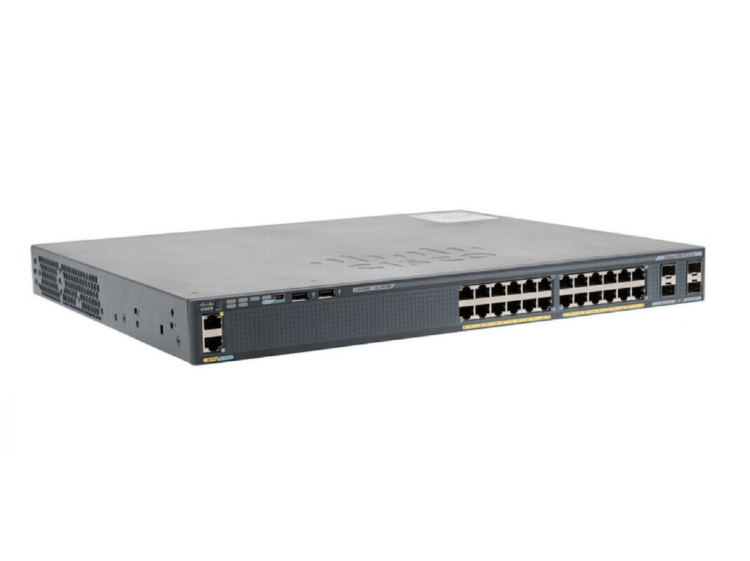 Cisco WS-C2960X-24TS-LL Catalyst Layer2 24 Ports Ethernet Switch 1 Year Warranty
