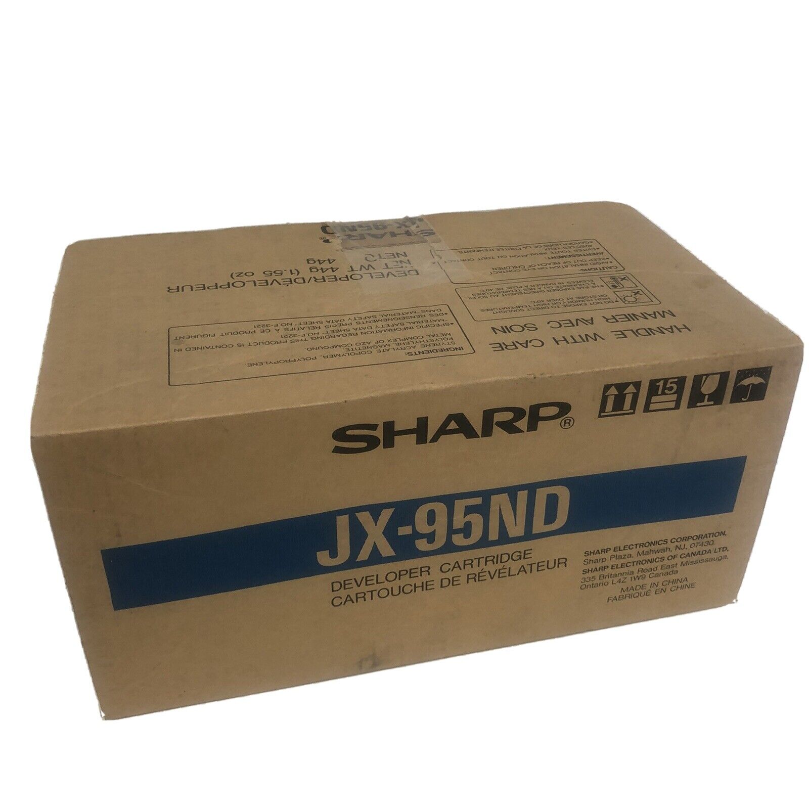NOS NEW Sharp JX-95ND Black Developer