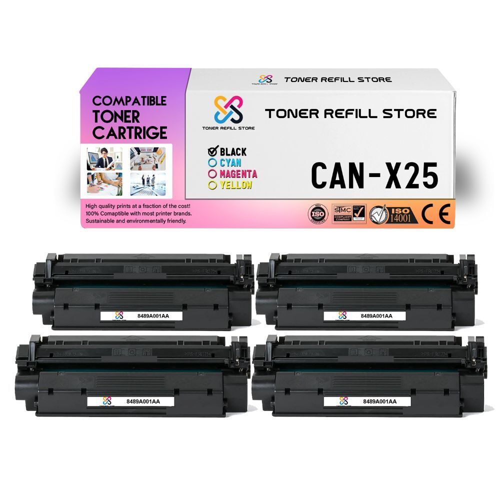 4Pk TRS 8489A001AA Black Compatible for Canon LBP3200 LBP3210 Toner Cartridge