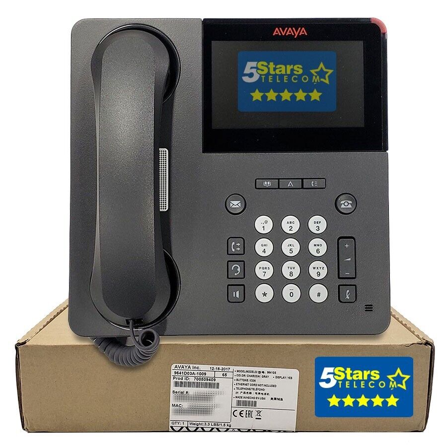 Avaya 9641GS IP Telephone (700505992, 700509409) - Brand New, 1 Year Warranty