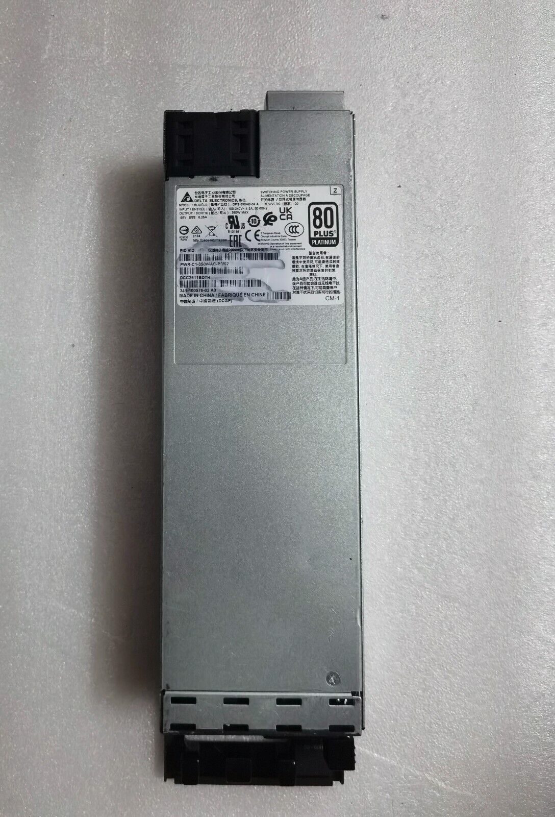 Cisco PWR-C1-350WAC-P 341-100576-02 Power supply for 9300 SWITCH