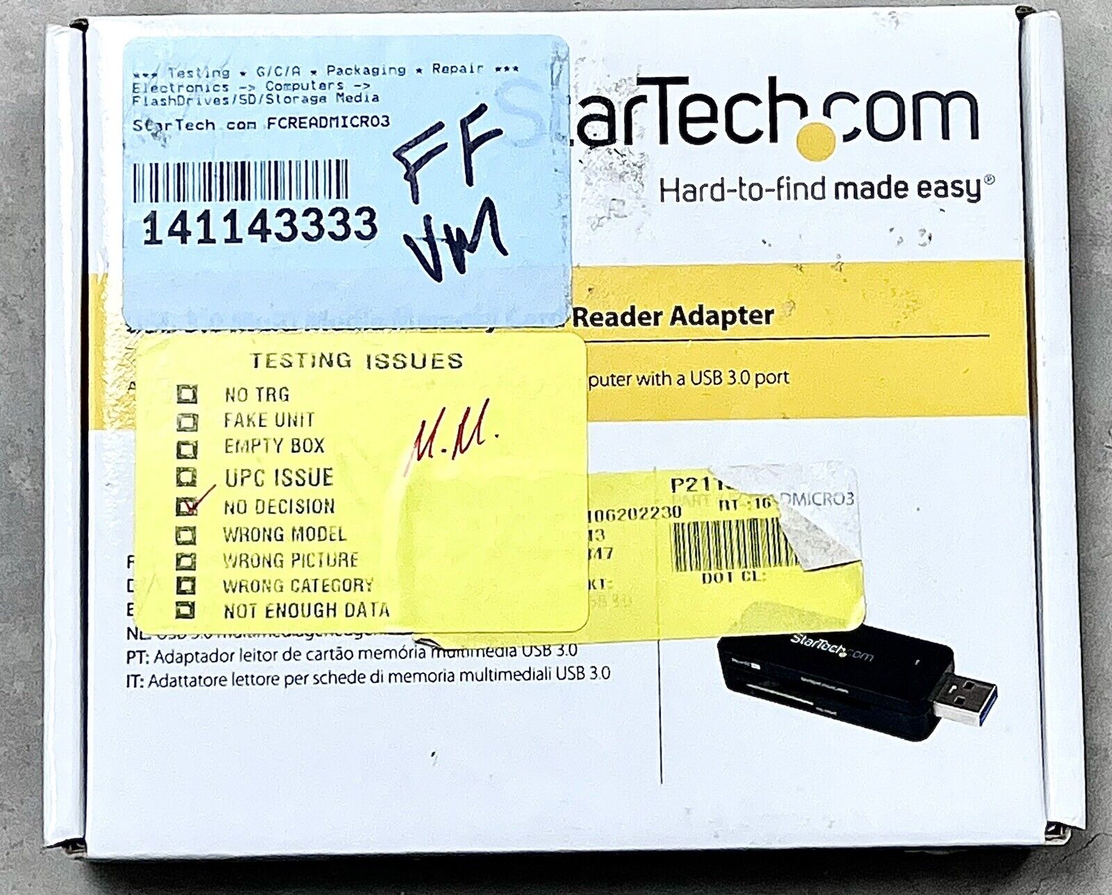 Star Tech.com USB 3.0 External Flash Multi Media Memory Card Reader - SDHC