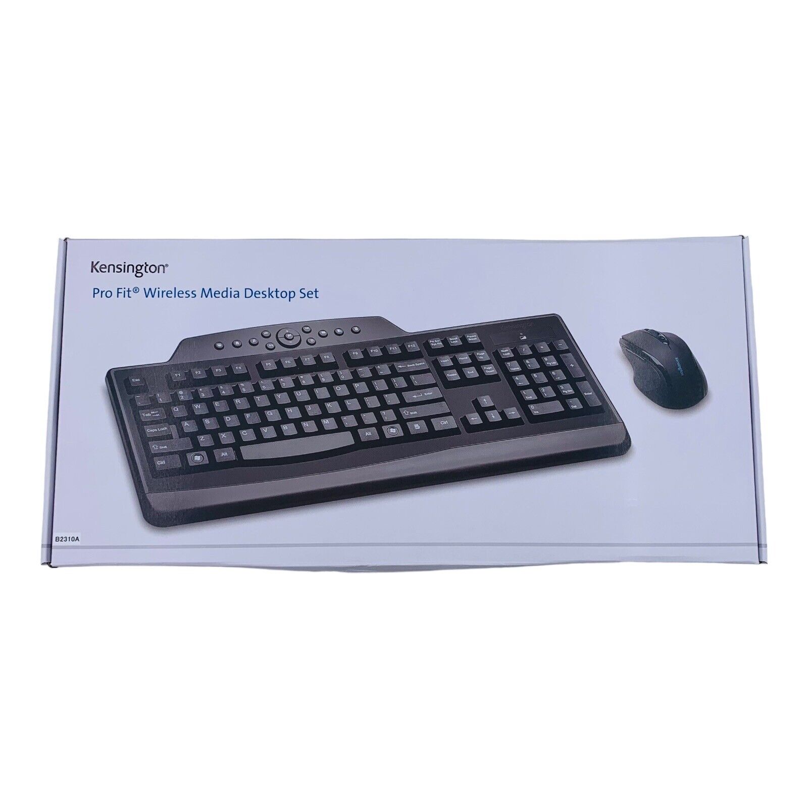 Kensington Pro Fit Wireless Media Desktop Set Mouse & Keyboard Combo Black