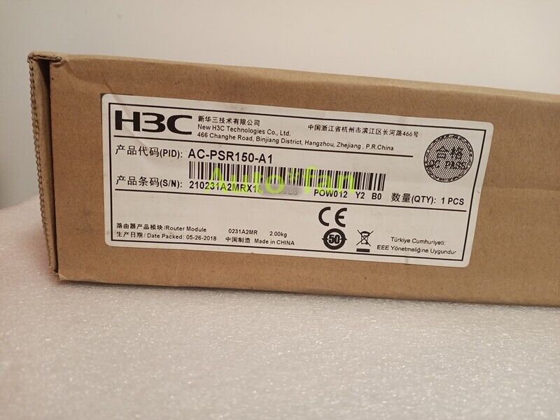 Brand new H3C AC-PSR150-A1 150W AC power supply for MSR36 series