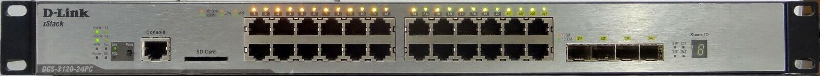 D-Link xStack DGS-3120-24PC 24-Port Managed Switch BGS312024PCASA2