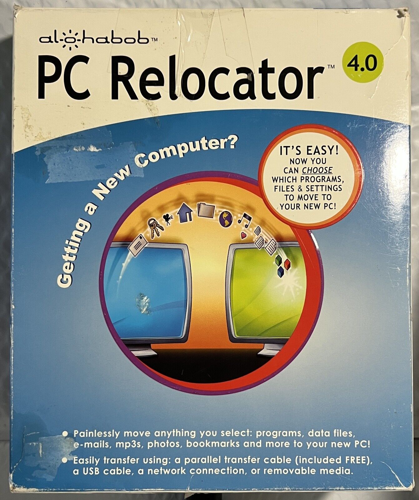 PC Relocator 4.0 [Windows 95/98/ME/NT/2000 Pro/XP, CD-ROM, 712692956274]