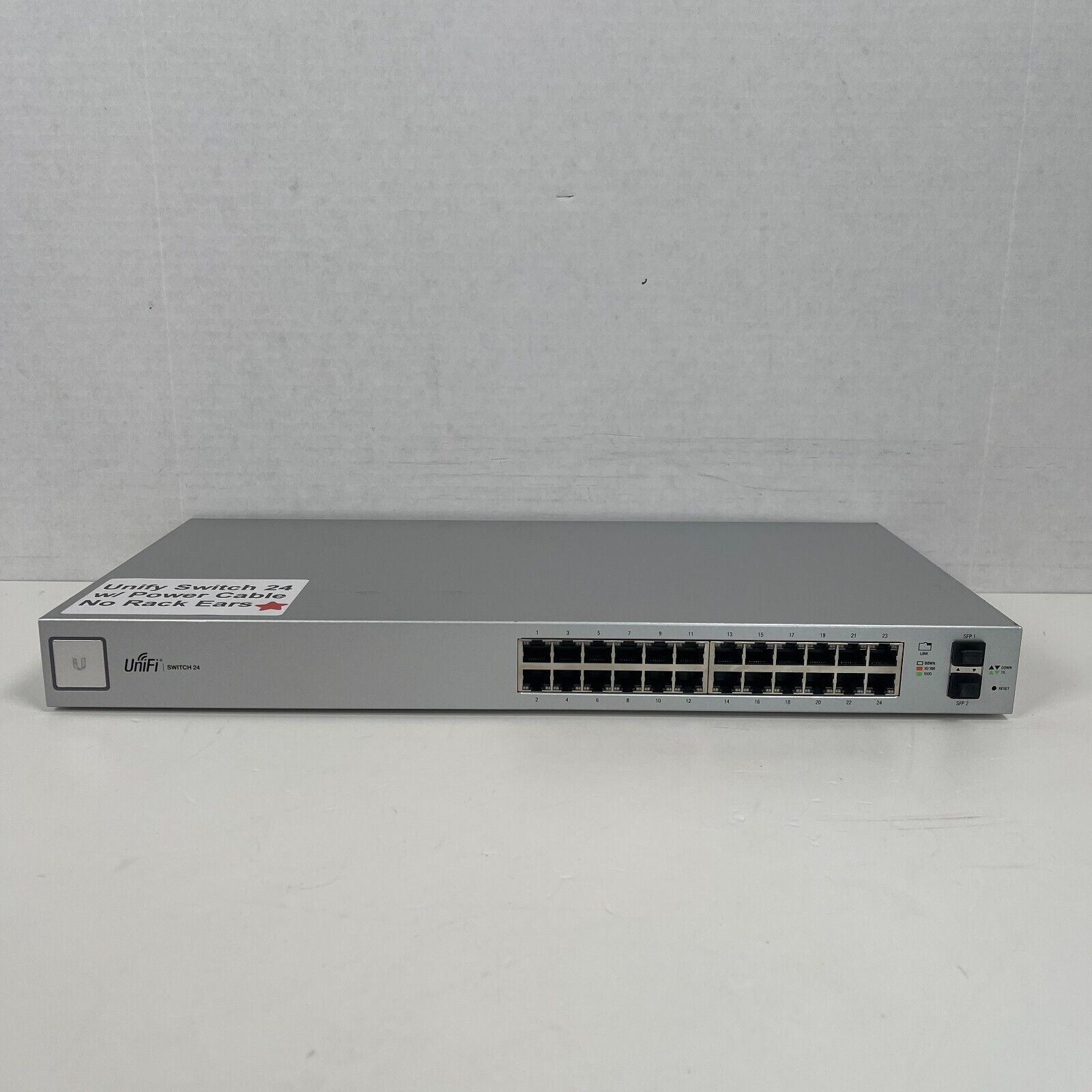 Ubiquiti Networks UniFi US-24 24 Port Rack-Mount Gigabit Ethernet Switch NO EARS