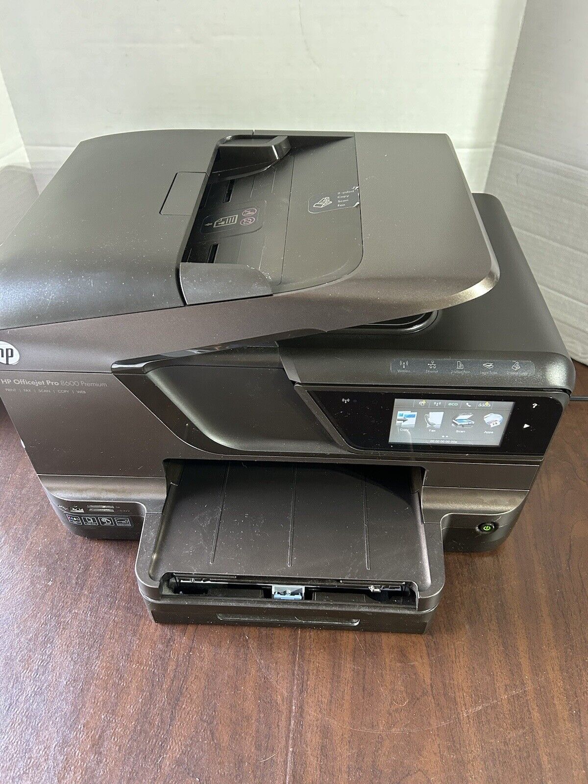 HP Officejet Pro 8600 Premium All-In-One Inkjet Printer - New Ink.  Tested Brown