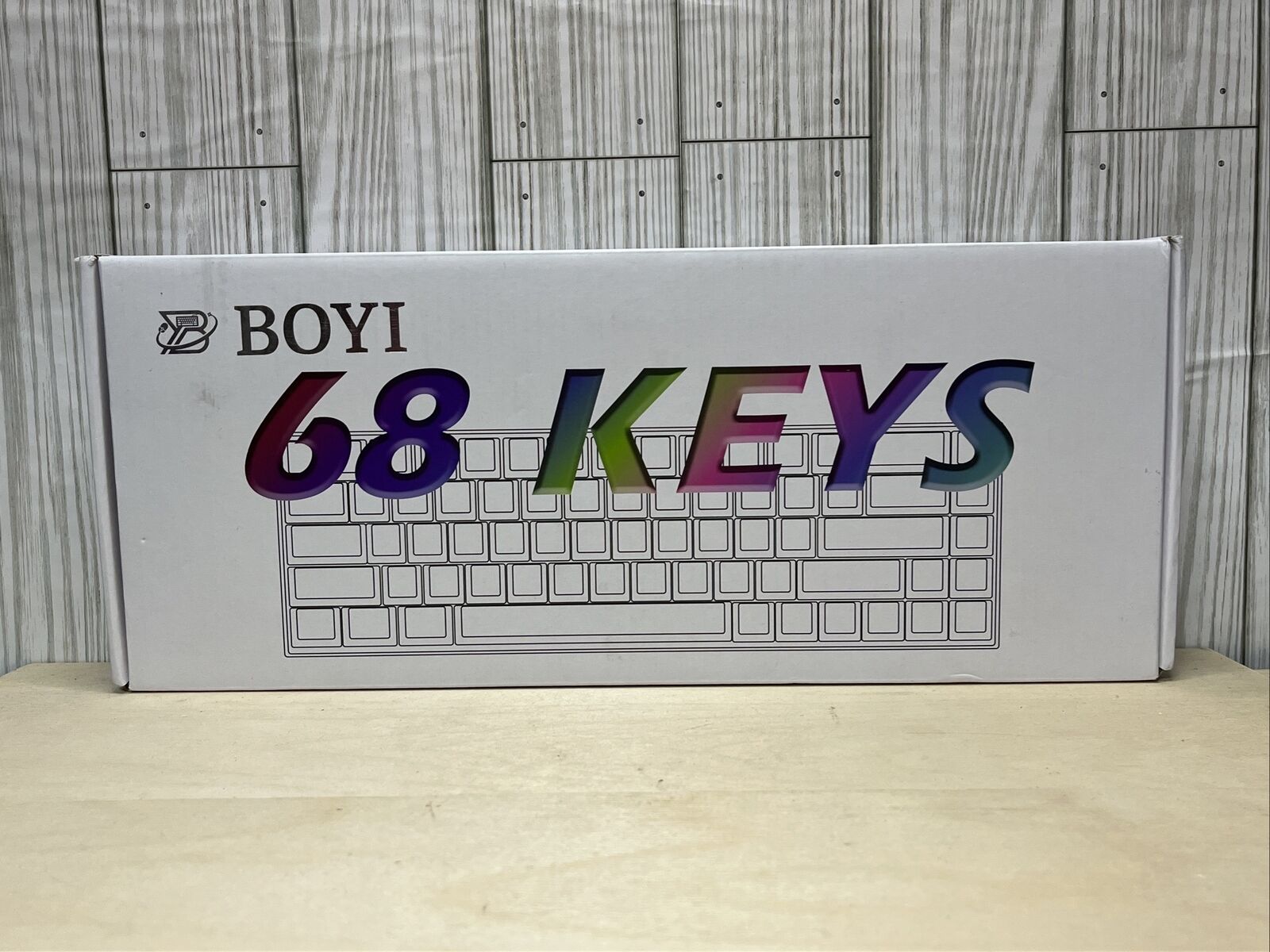 BOYI WK68 Hot-Swap RGB Mechanical Keyboard, Wireless Bluetooth 5.0/2.4G/Wired