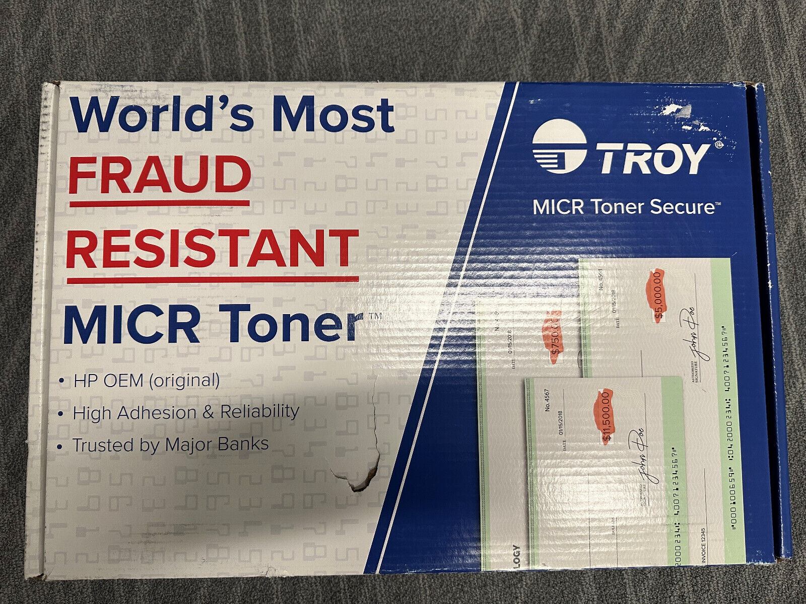 TROY MICR TONER SECURE FRAUD RESISTANT CARTRIDGE 02-88000-001 HP M806