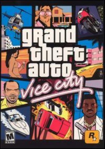 Grand Theft Auto: Vice City PC CD miami gangster street crime gang mob war game