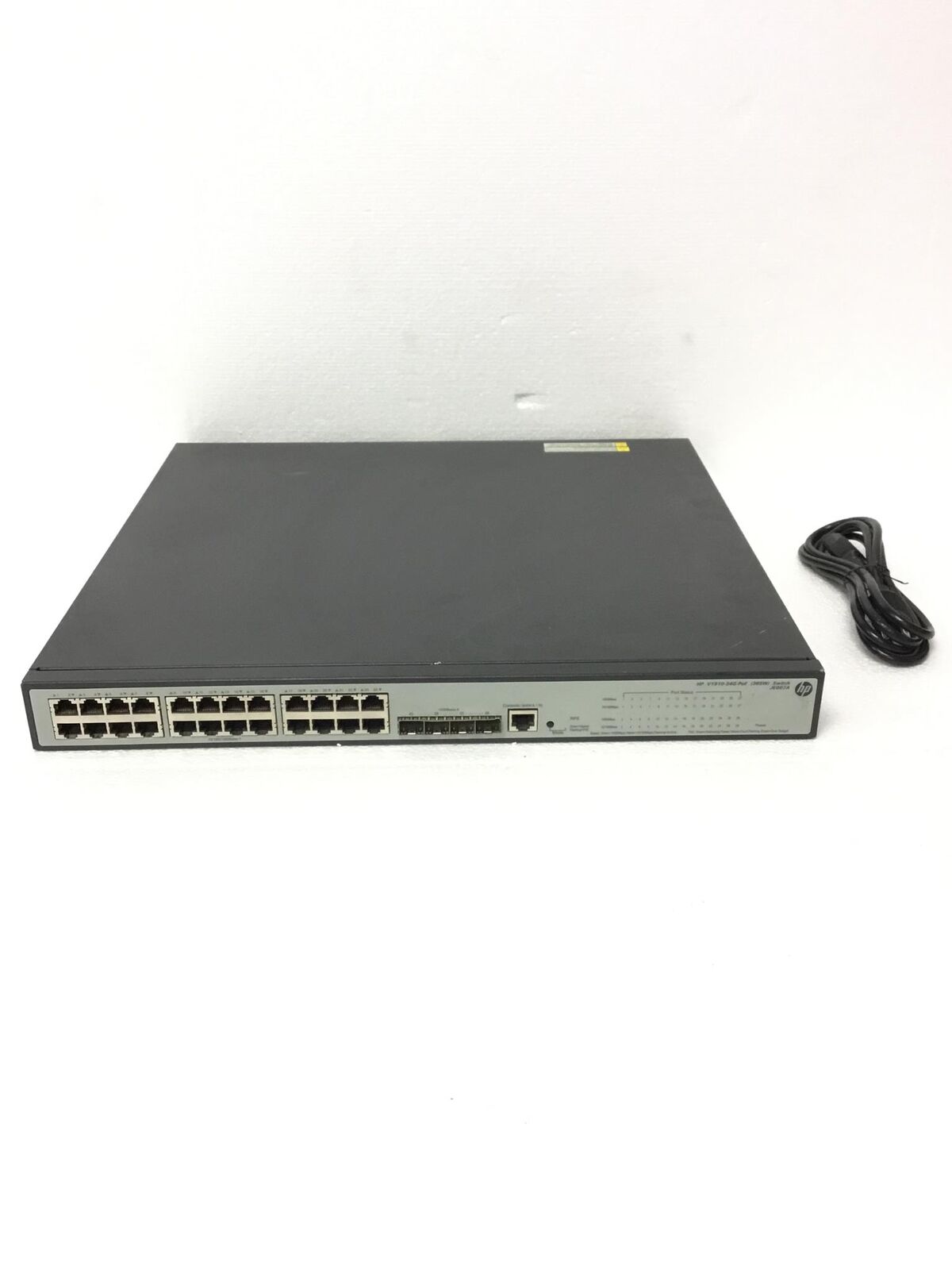 HP V1910-24G-PoE 24G-Port Gigabit 365W JE007A Network Ethernet Switch, WORKING