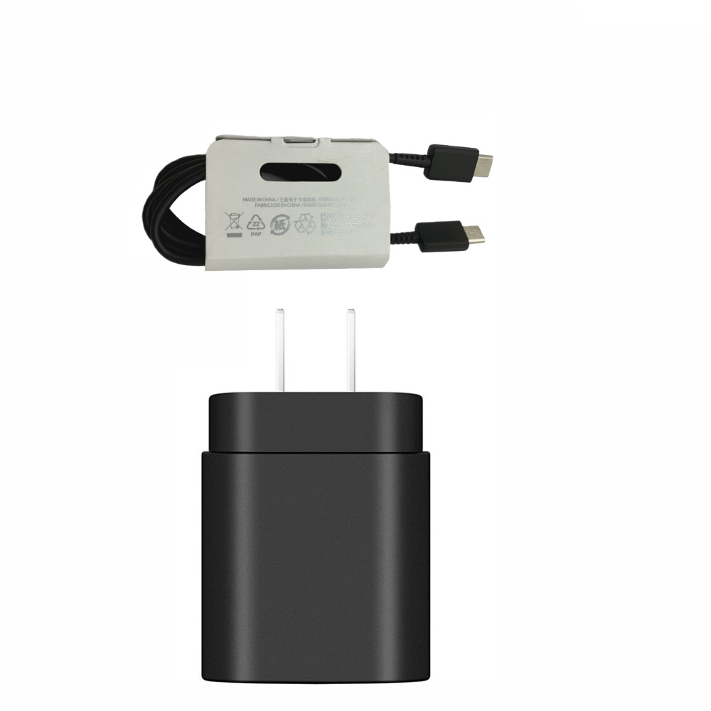 25W Type C USB-C Cable Super Fast Wall Charger For Samsung Galaxy S20 S21 S22 S9