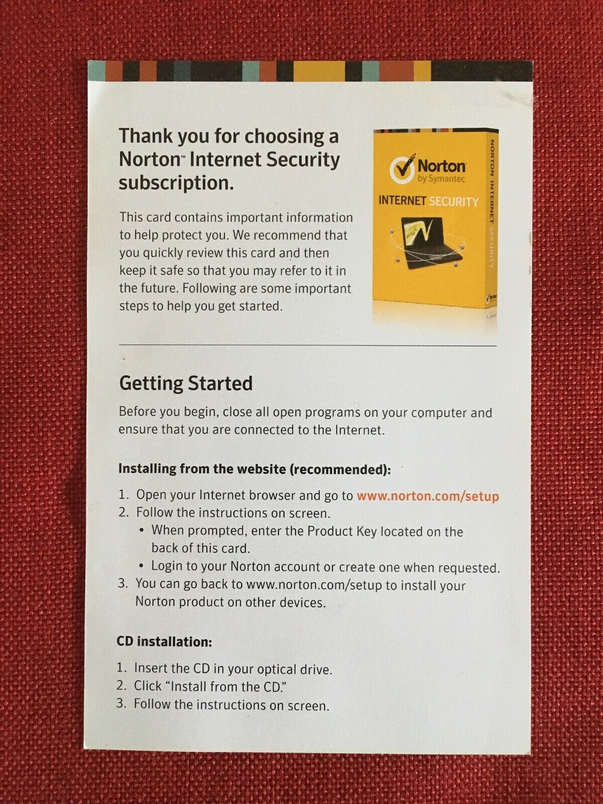 Norton Internet Security 3 PC, 1 Year, Key-Card (US Retail Commercial License)