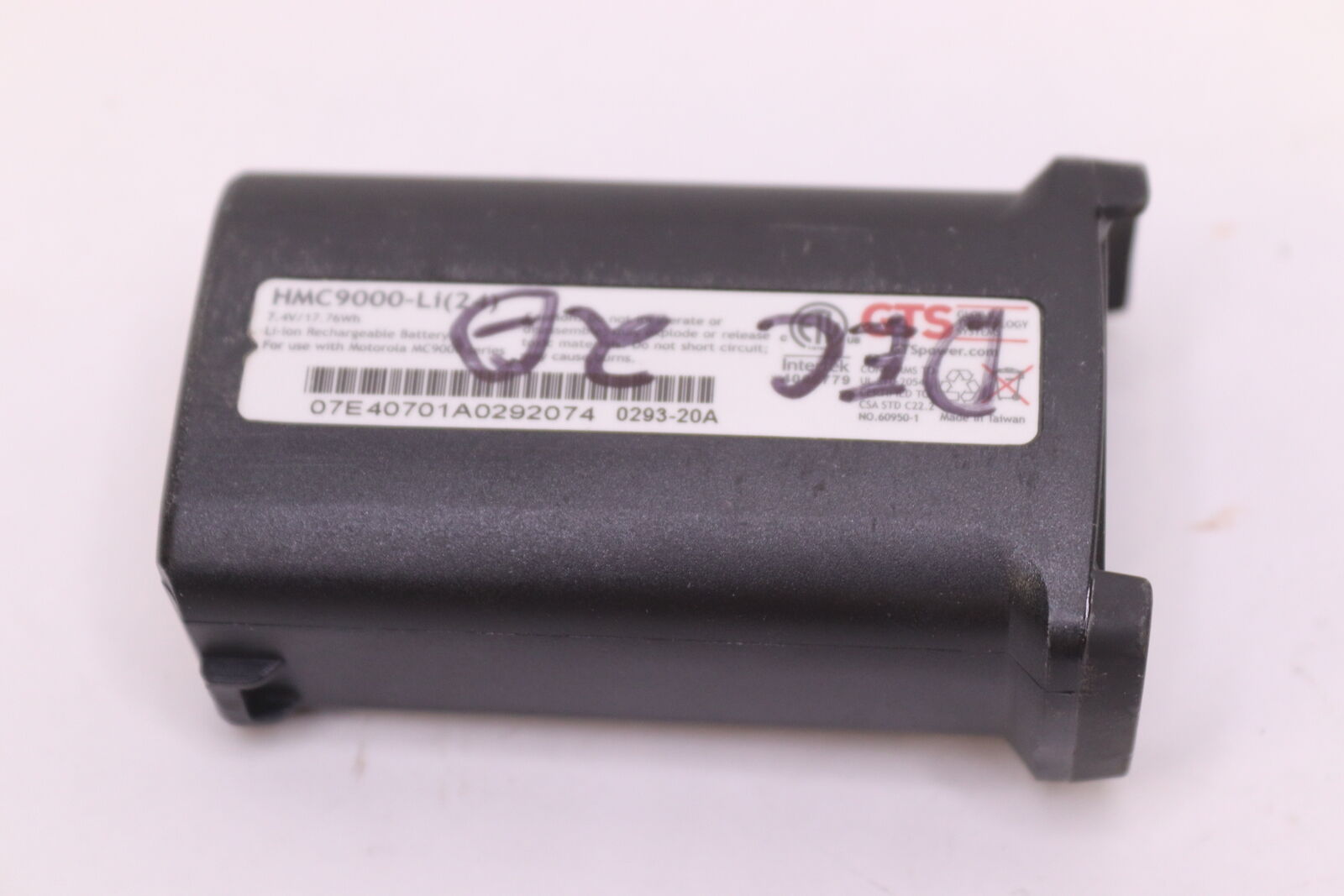 GTS Replacement Battery for Motorola Scanners 2400 mAh LiIon 7.4V HMC9000-LI(24)