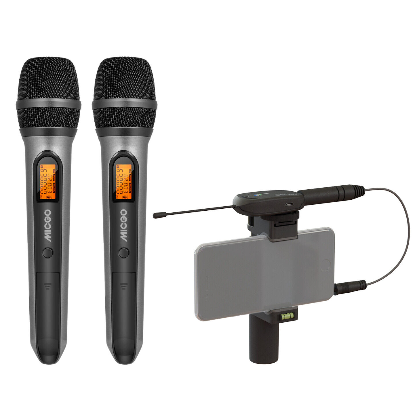 MICGO - Micrófono dual para celular y video cámaras