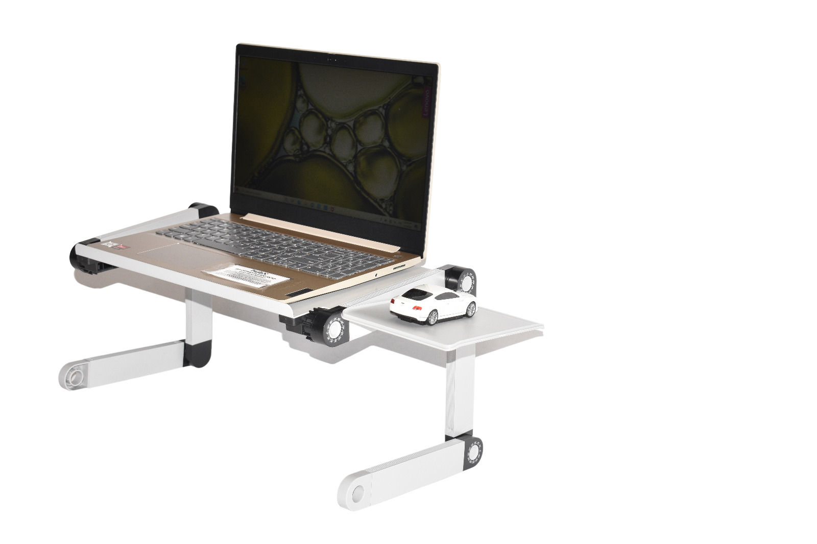 Laptop Stand Adjustable Table Foldable Standing Desk with Cooling Fans