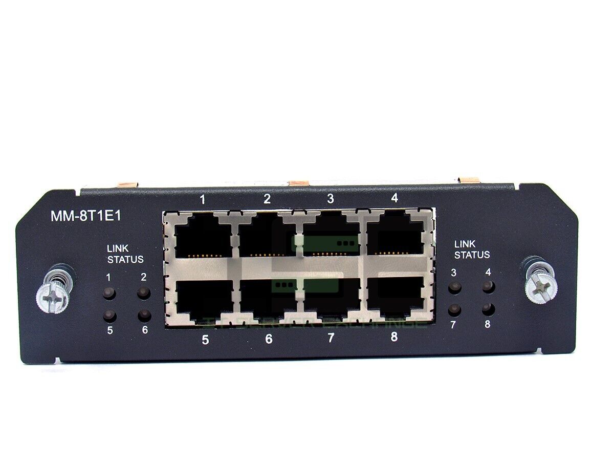 Nortel SR2104002E5 8 port T1/E1 Module MM-8T1E1 for 3120 Secure Router
